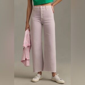 PISTOLA Penny Crop High Rise Wide Leg in Lavender Haze